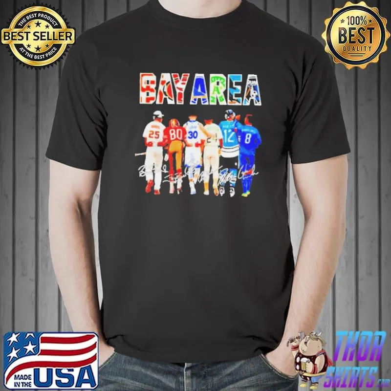 Bay area sports teams players shirt