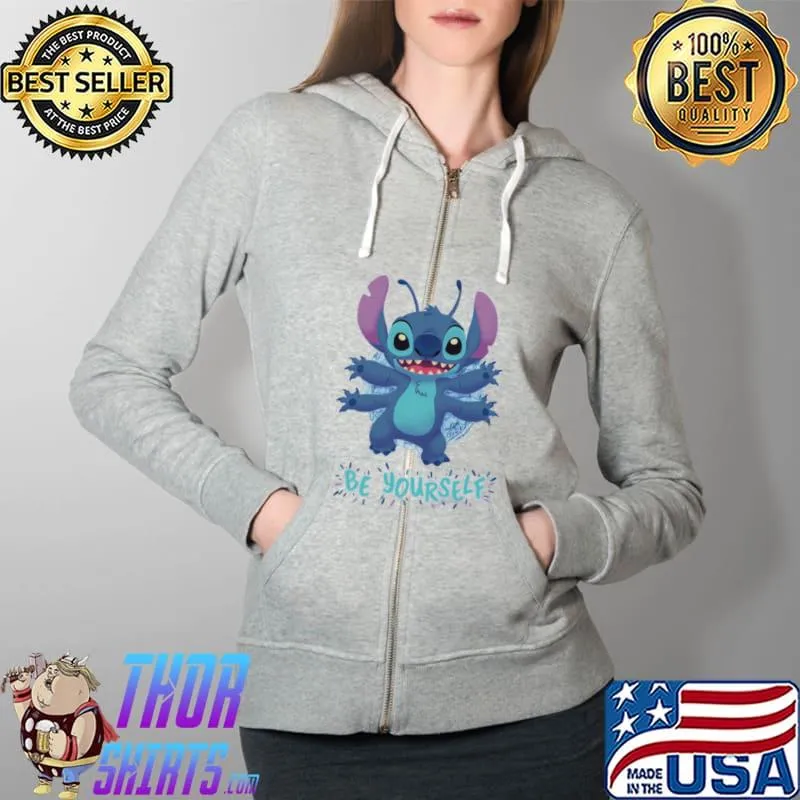Be yourself cute stitch s Full Zip Hooded