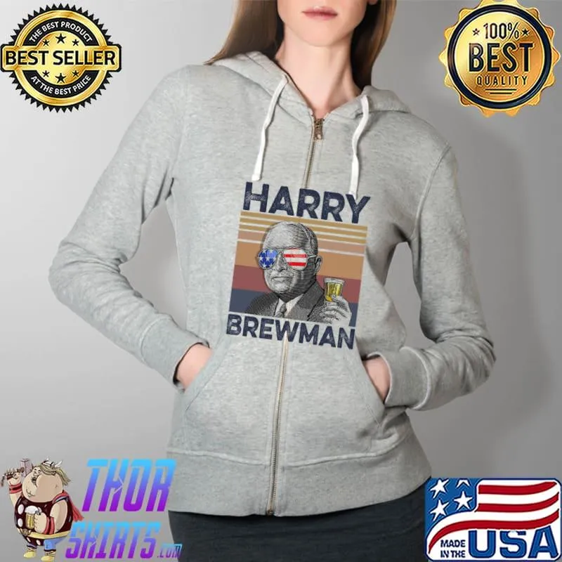 Beer Harry brewman beer independence day 19 beerprzd s Full Zip Hooded