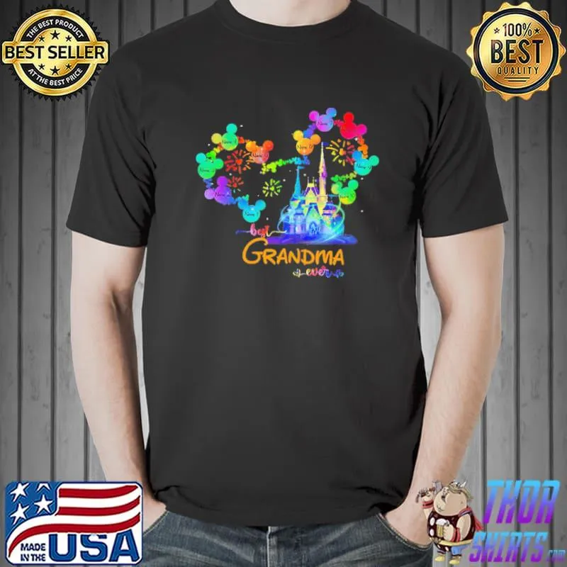Best Grandma Ever Mikey Disney World Shirt Unisex