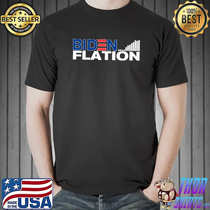 Bidenflation The Cost of Voting for Biden Bike Accident T-Shirt