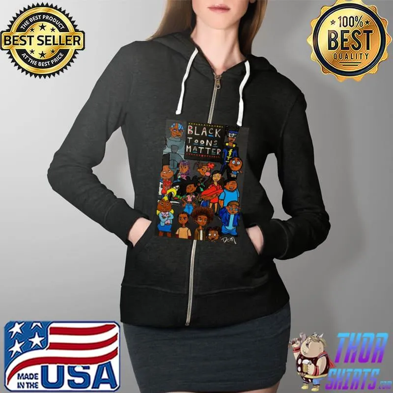 Black toons matter the boondocks s Full Zip Hooded
