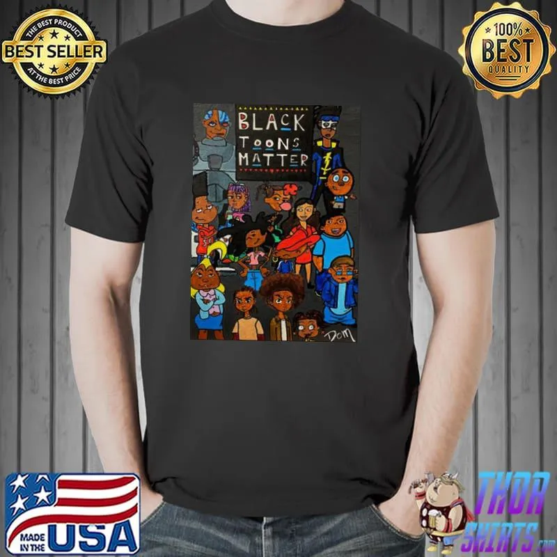 Black toons matter the boondocks shirt