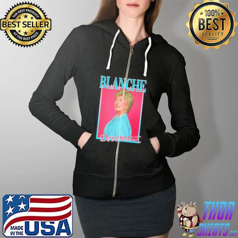 Blanche devereaux the golden girls vintage art s Full Zip Hooded