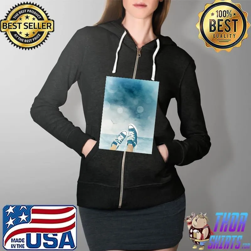Blue converse converse s Full Zip Hooded