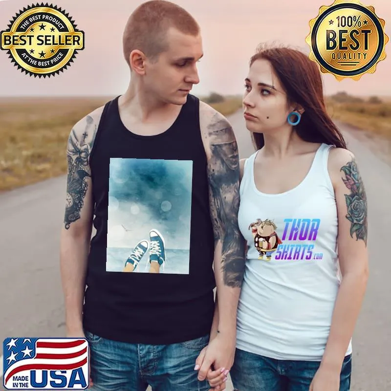 Blue converse converse s Tank Top