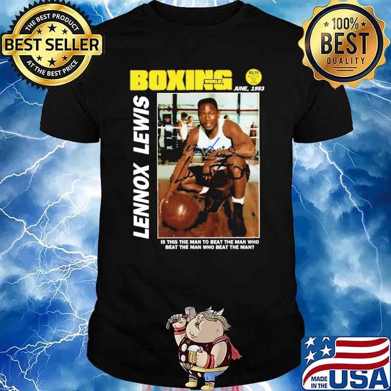Boxing Lennox Lewis Boxing Shirt