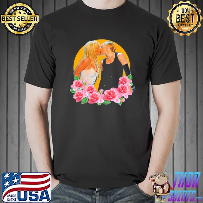 Britney and madonna kiss fanart shirt