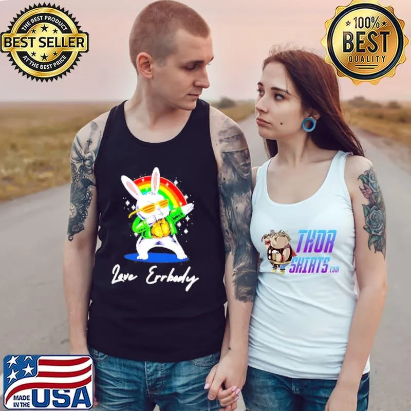Bunny dabbing love errbody s Tank Top