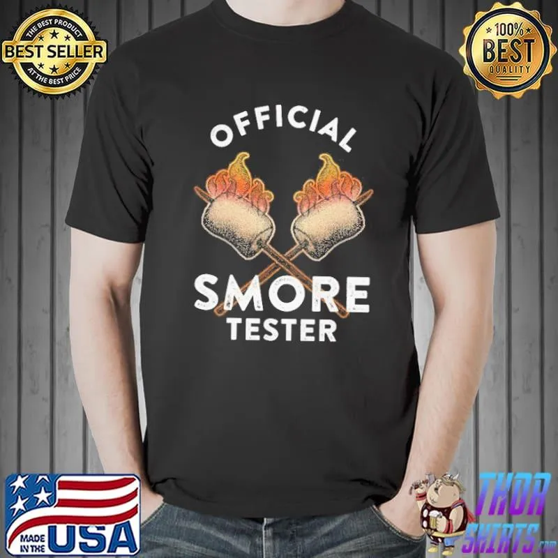 Campfire smores smore tester shirt