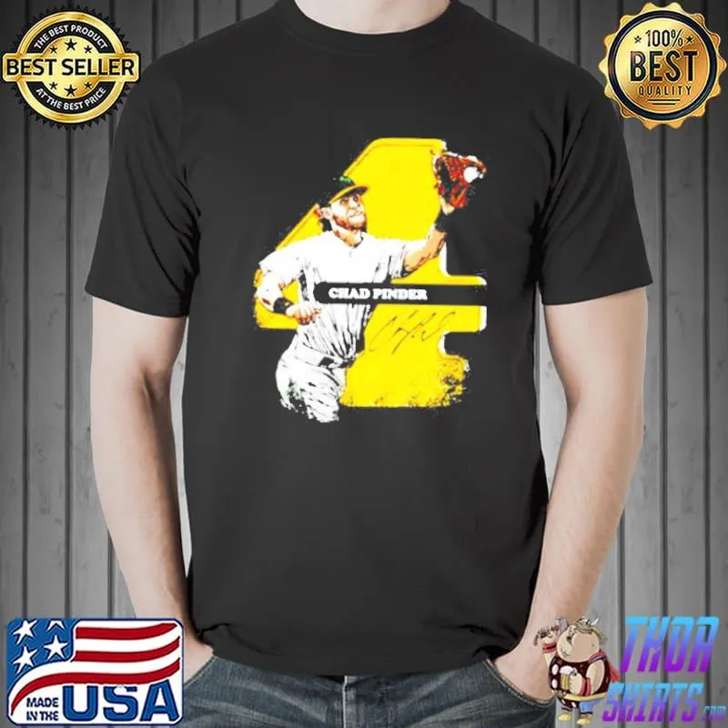 Chad pinder catch 4 baseball signature shirt