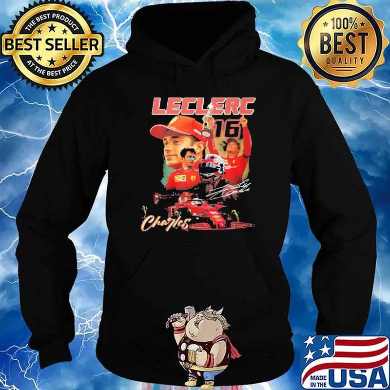 Charles Leclerc Driver Racing Signature Shirt Hoodie