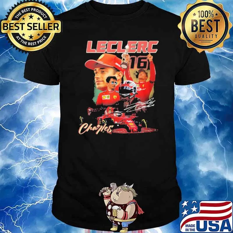 Charles Leclerc Driver Racing Signature Shirt