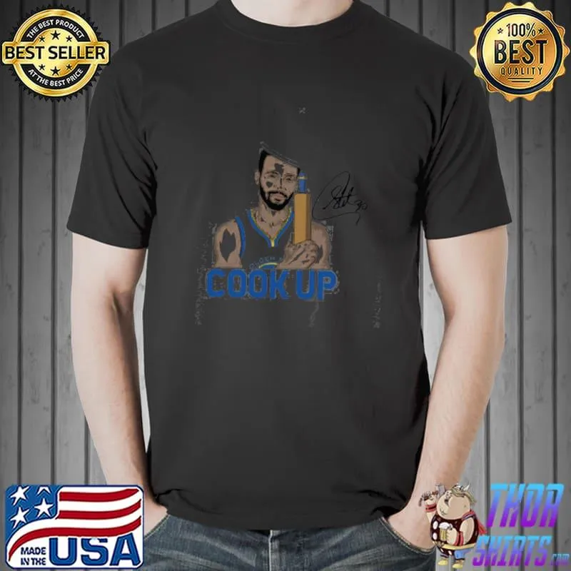 Chef curry golden state warriors cook up championship final NBA 2022 shirt