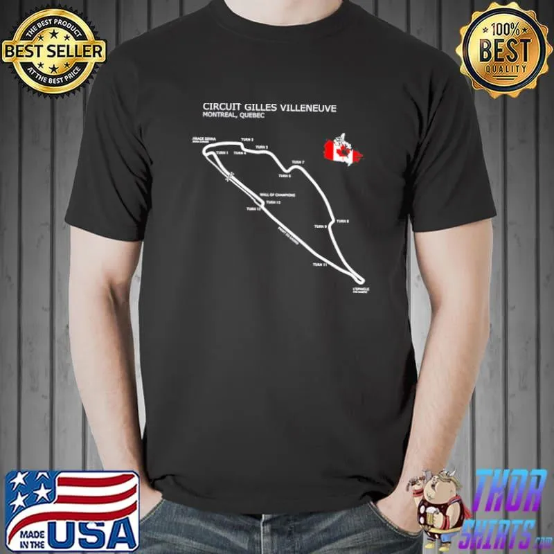 Circuit gilles villeneuve shirt
