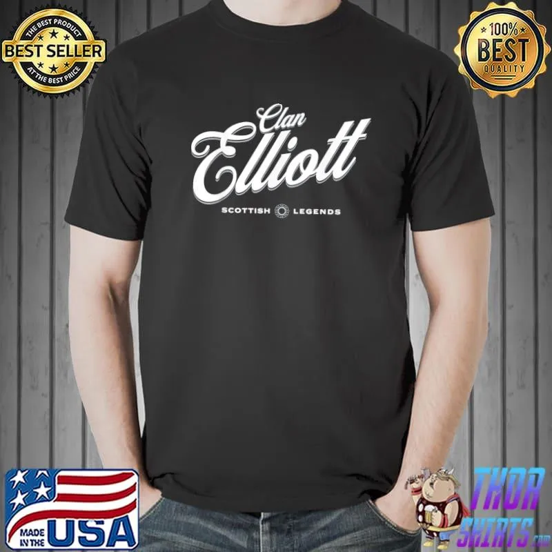 Clan elliott scottish legends border reivers elliot family shirt