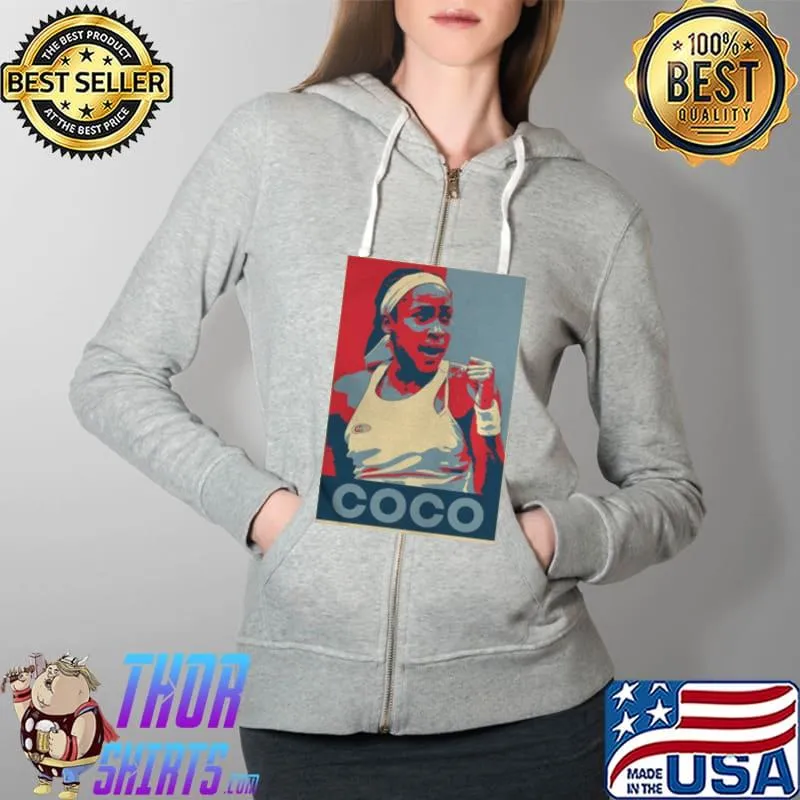 Coco gauff hope s Full Zip Hooded