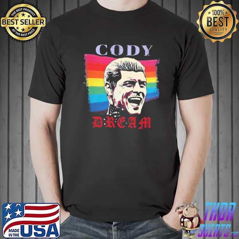 Cody rhodes American nightmare rainbow flag shirt