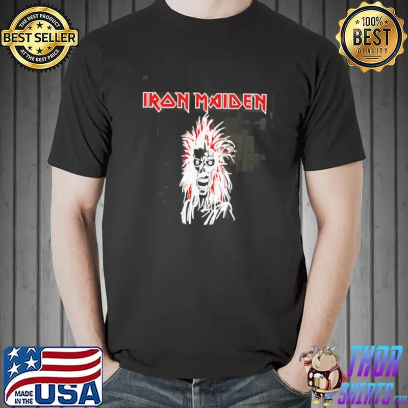Collection british tour 1980 iron maiden band shirt