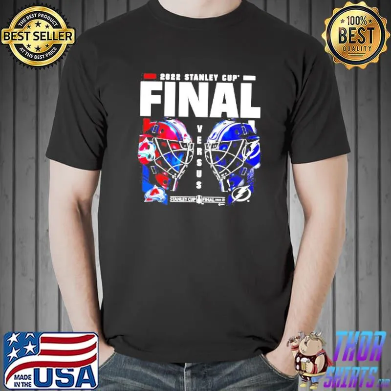 Colorado avalanche vs tampa bay lightning stanley cup final high stick matchup 2022 shirt