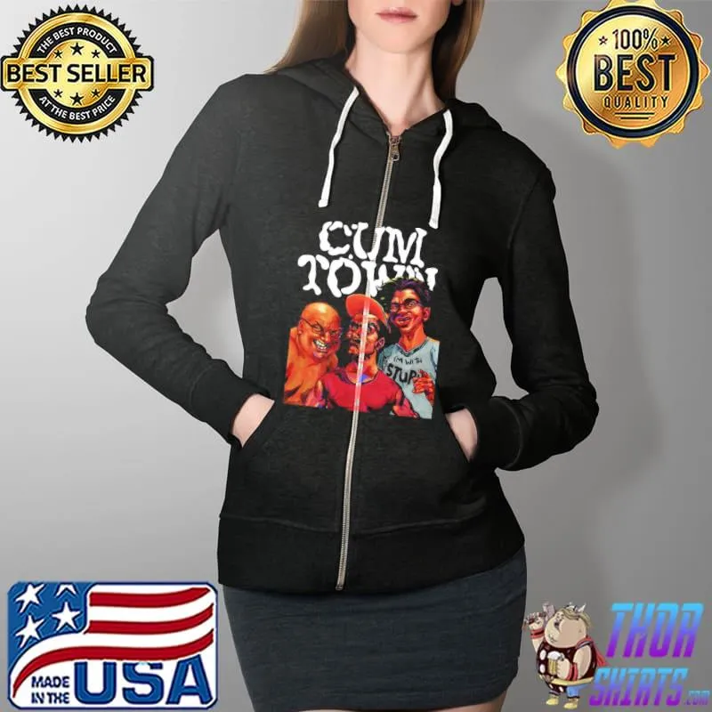 Cum town art s Full Zip Hooded