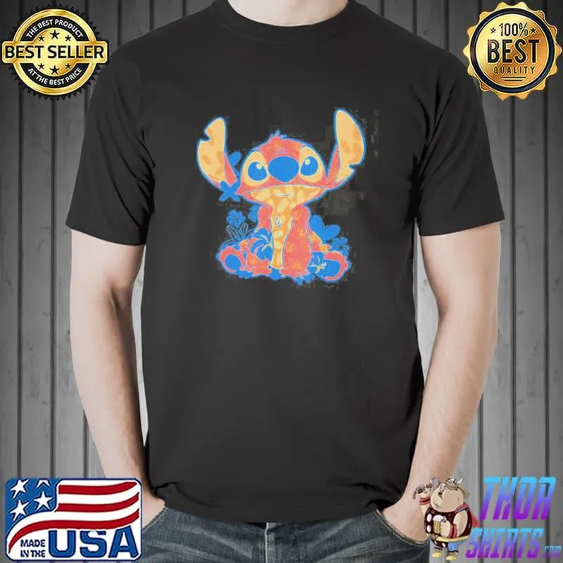 Cute pattern lilo and stitch shirt
