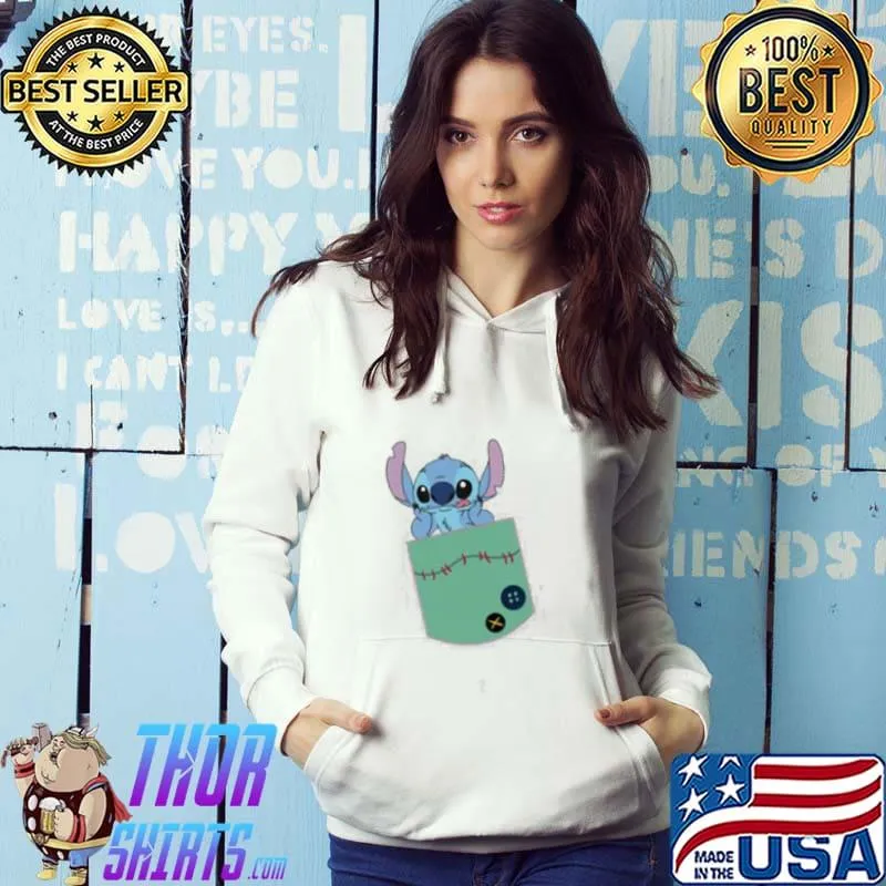 Cute stitch in the pocket s Hoodie
