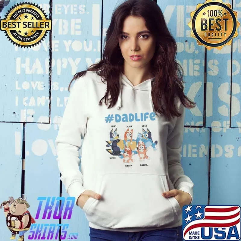 Dad Life Father's Day Dog Shirt Hoodie