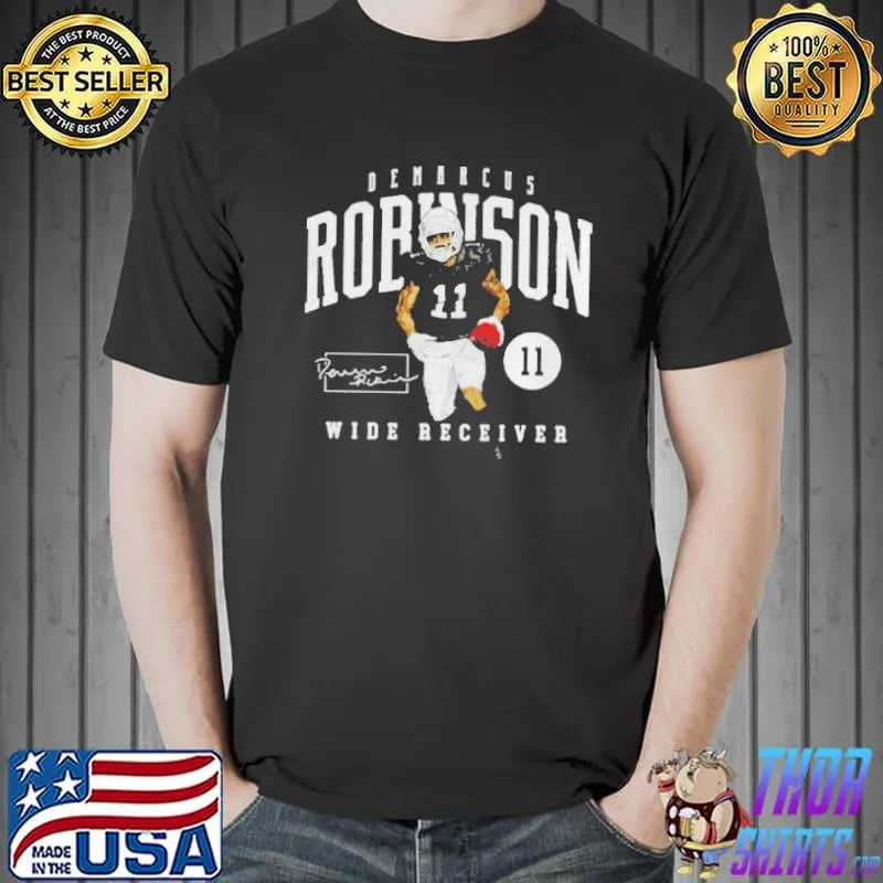 Demarcus robinson las vegas raiders arch signature shirt