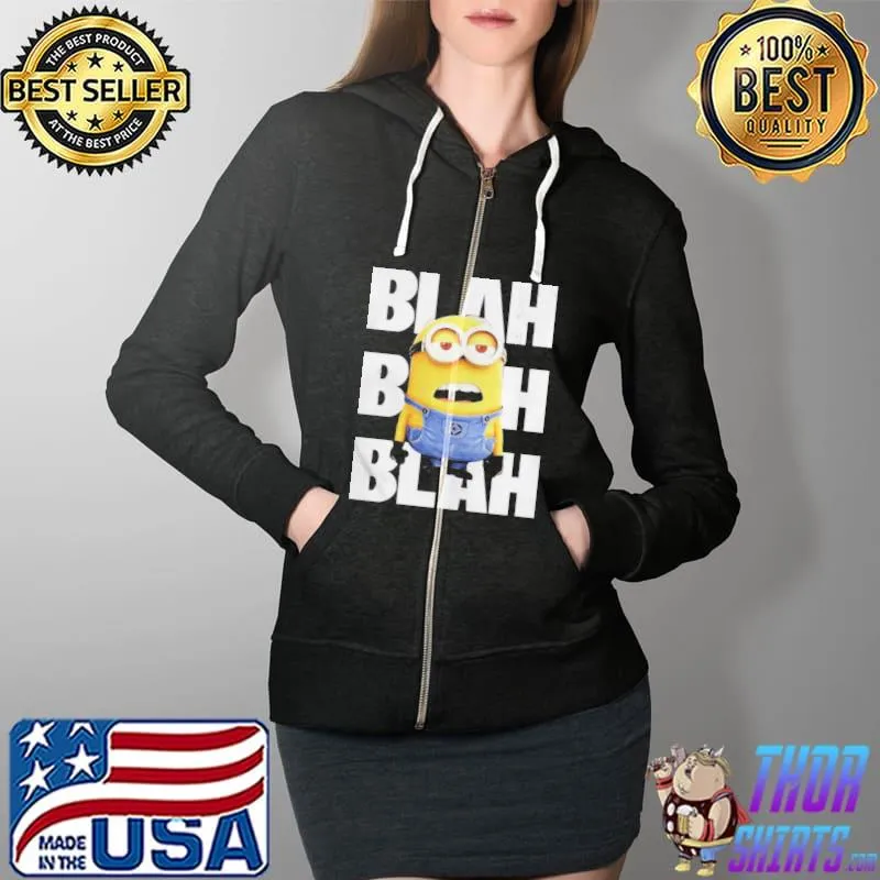 Despicable me minions dave is so blah s Full Zip Hooded
