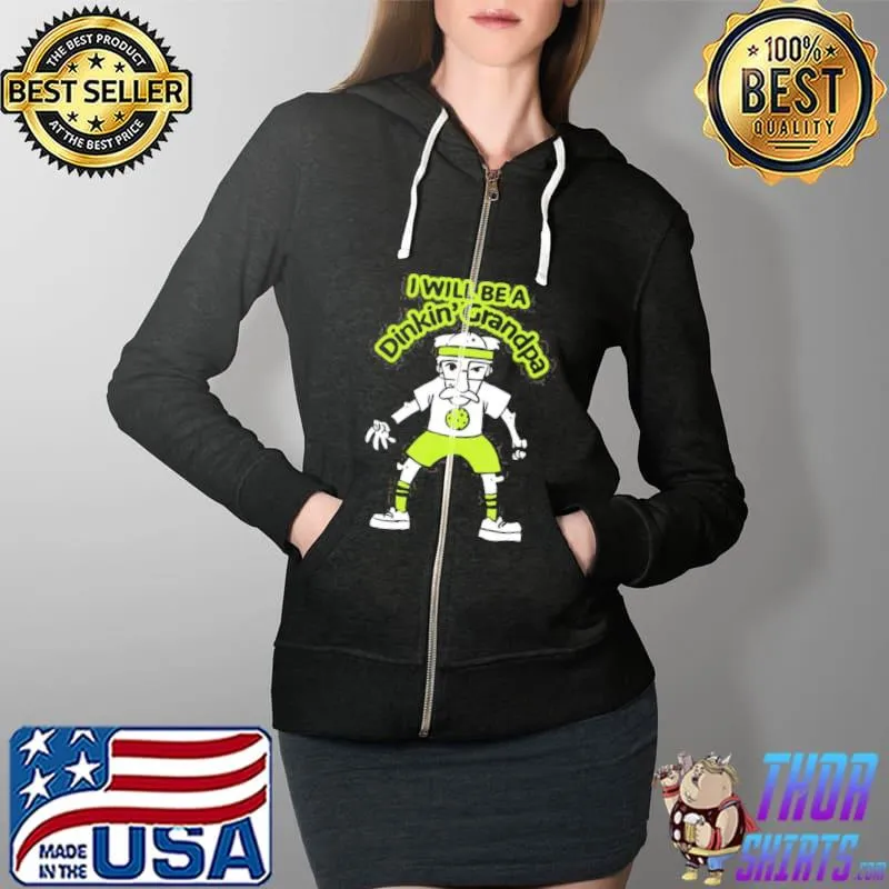 Dinkin' grandpa pickleball design s Full Zip Hooded
