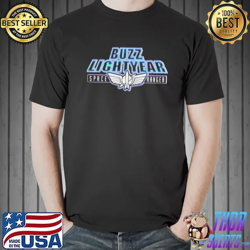 Disney pixal lightyear buzz space ranger logo shirt