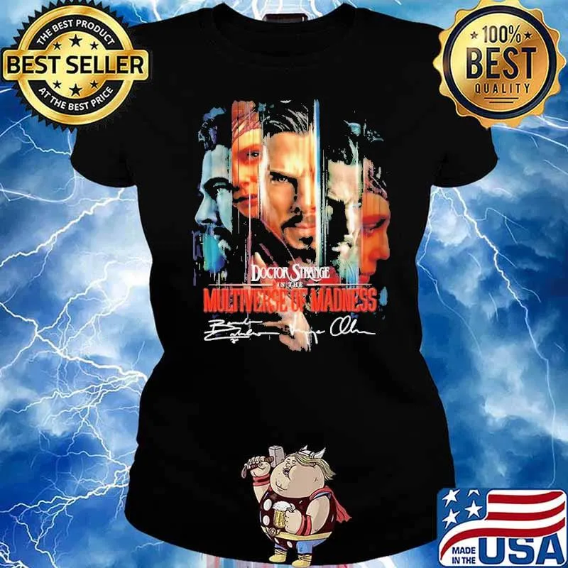 Doctor strange in the multiverse of madness signatures s Ladies tee
