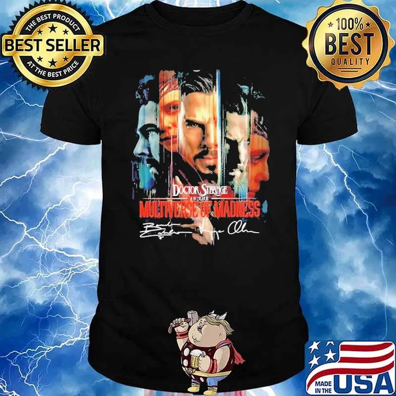 Doctor strange in the multiverse of madness signatures shirt