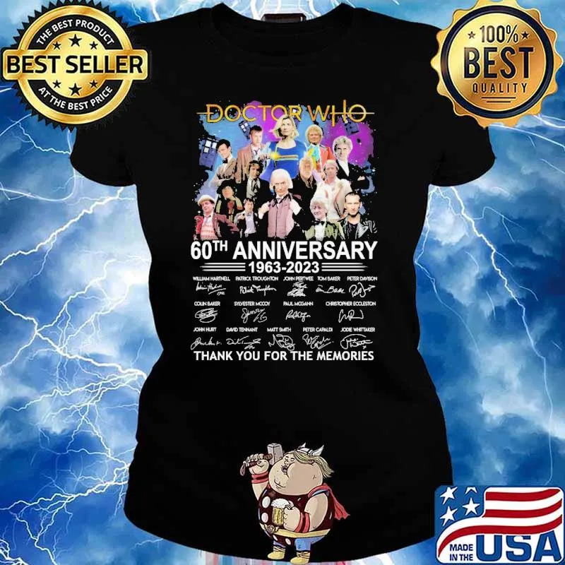 Doctor Who 60th Anniversary 1963 2023 Shirt Ladies tee
