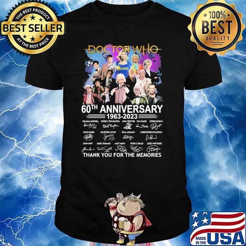 Doctor Who 60th Anniversary 1963 2023 Shirt