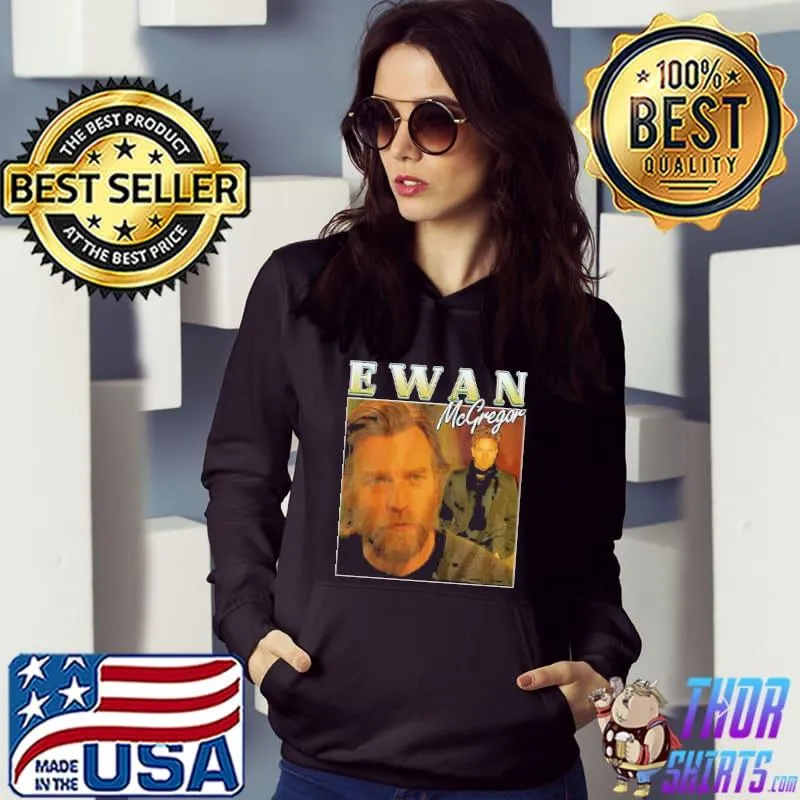 Ewan mcgregor portrait graphic Star wars obiwan kenobI s Hoodie
