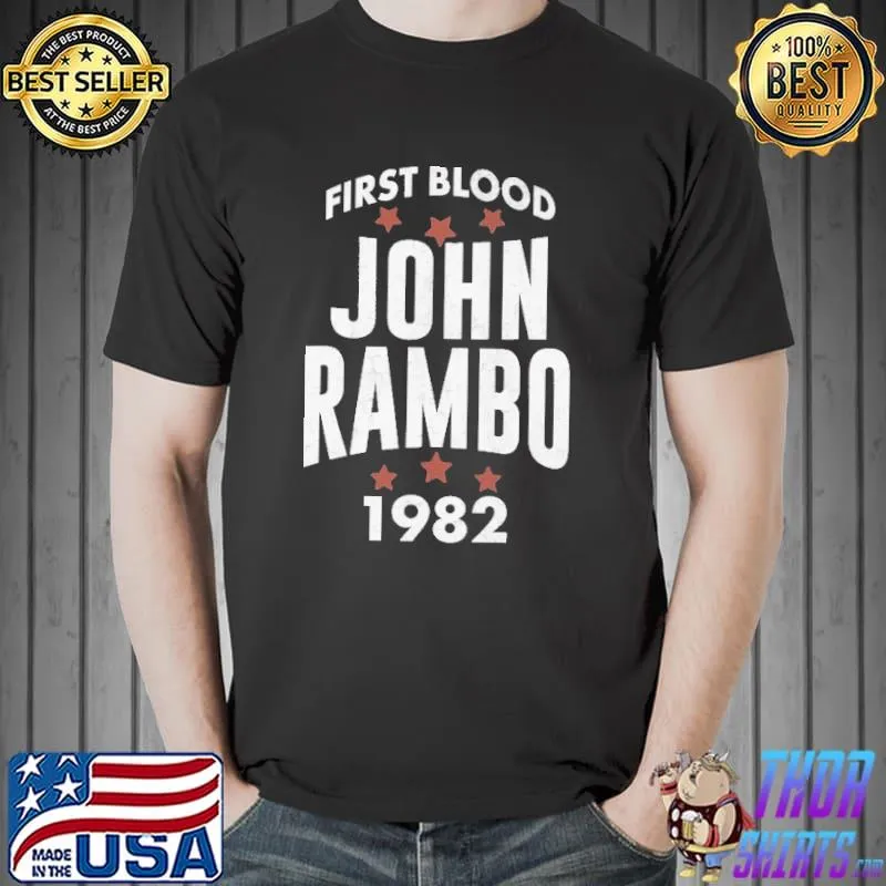 First Blood John Rambo 1982 Shirt