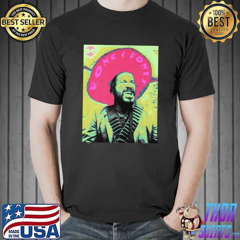 Flamboyant Colors Attire Ranchero Bong Bones Garment Design Premium T-Shirt Unisex