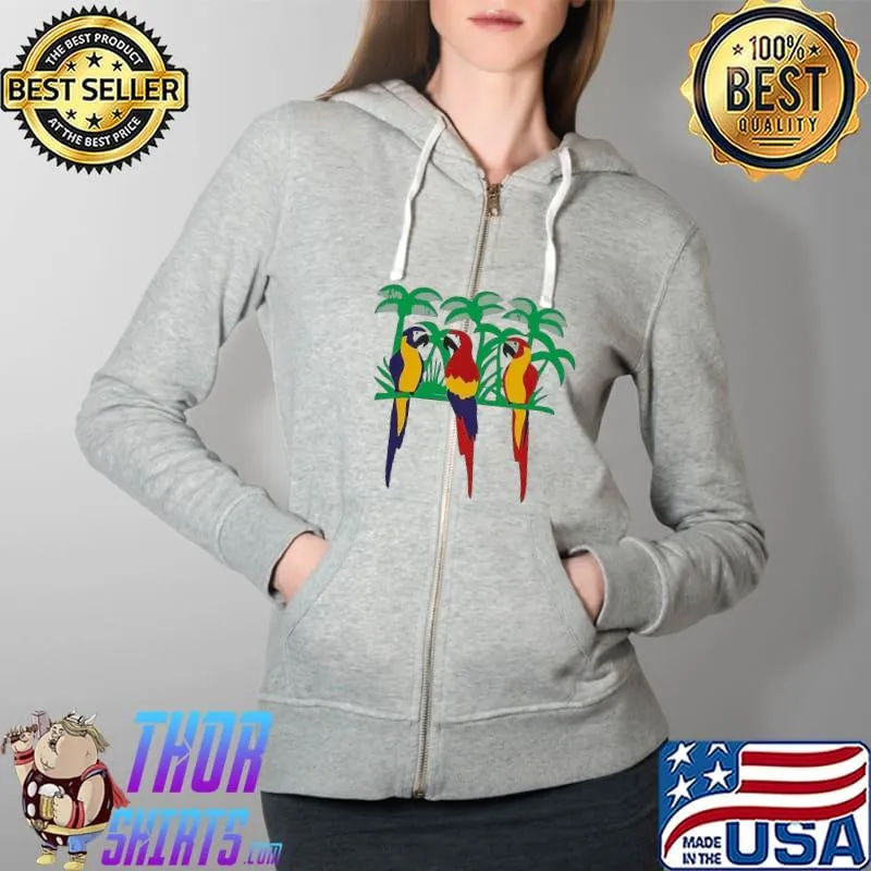 Freddie Mercury Parrot Shirt Full Zip Hooded