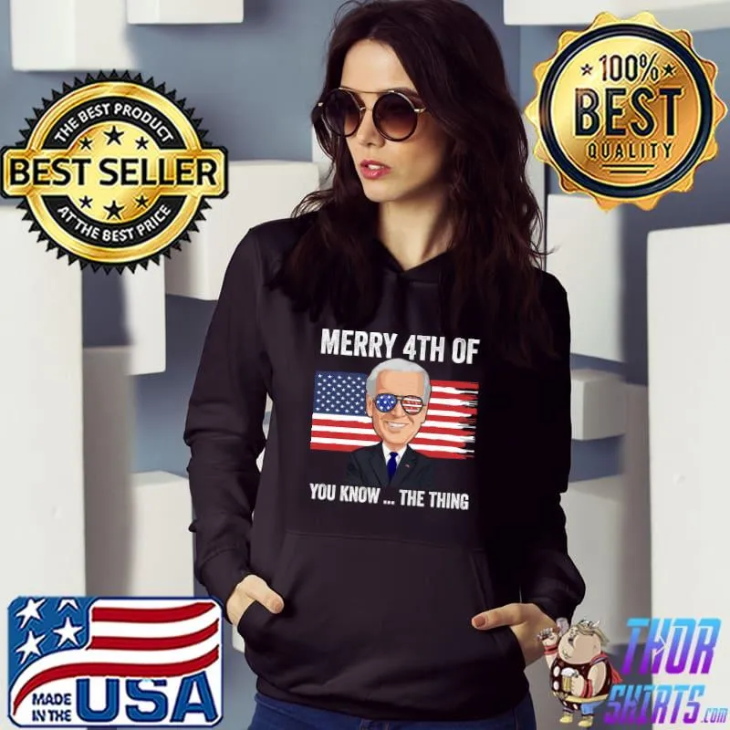 Funny Biden Confused Merry Happy 4th of You Know...The Thing Premium T-Shirt
