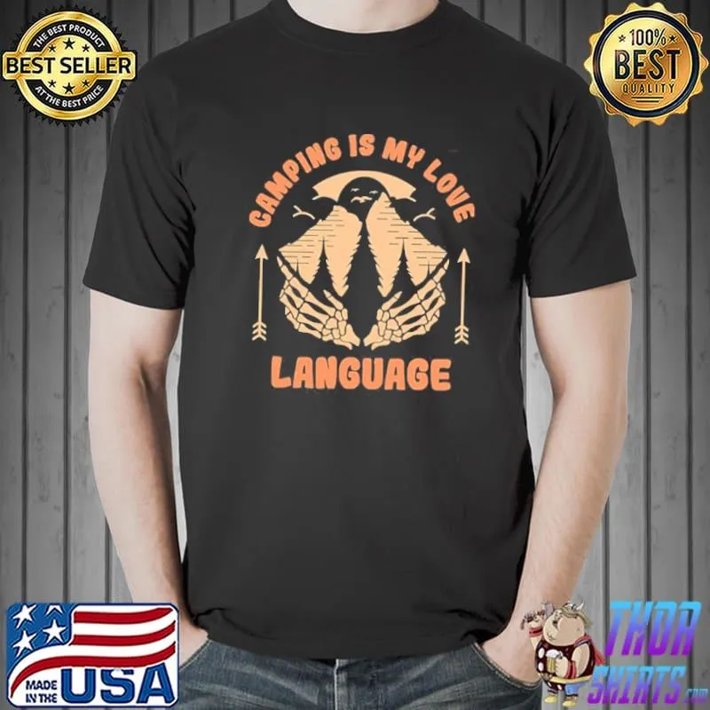 Funny camping is my love language s Unisex