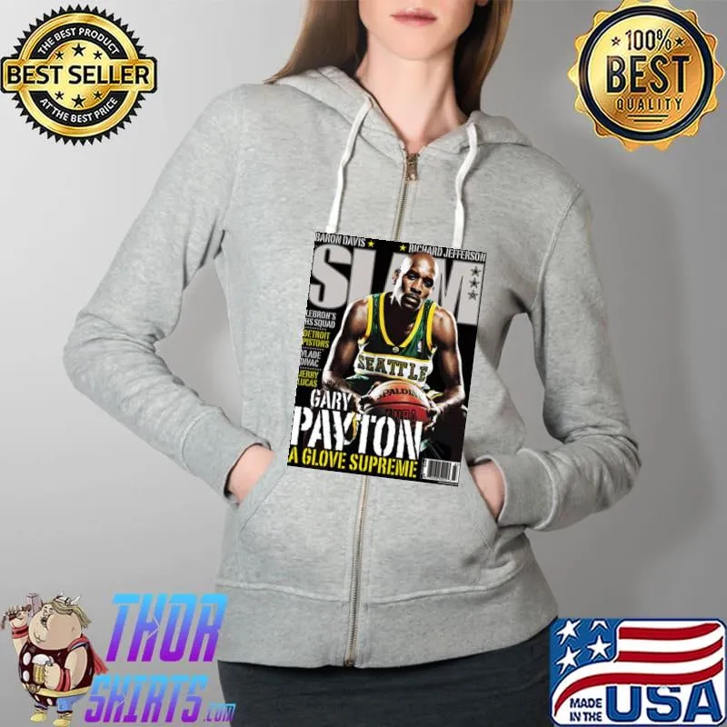 Gary payton slam s Full Zip Hooded