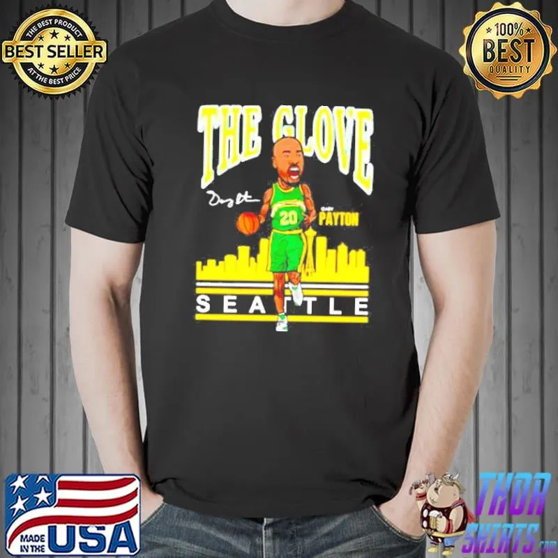 gary Payton Toon 20 basketball signature shirt