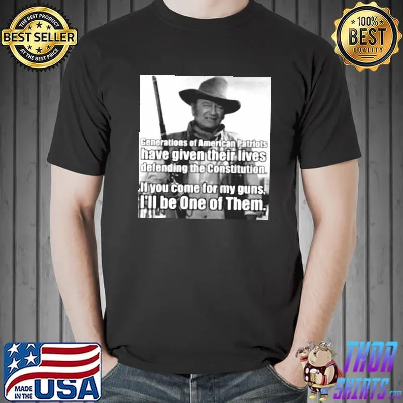 Generations Of American Patriots Have Given Their Lives Defending The Constitution Shirt
