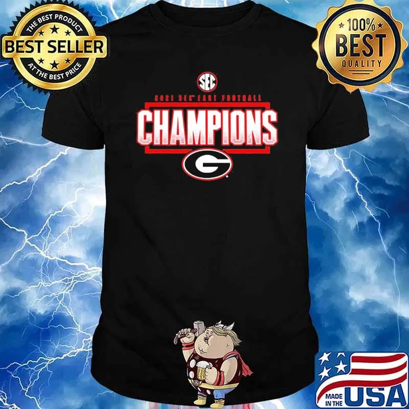 Georgia Bulldogs 2021 sec east Football champions shirt