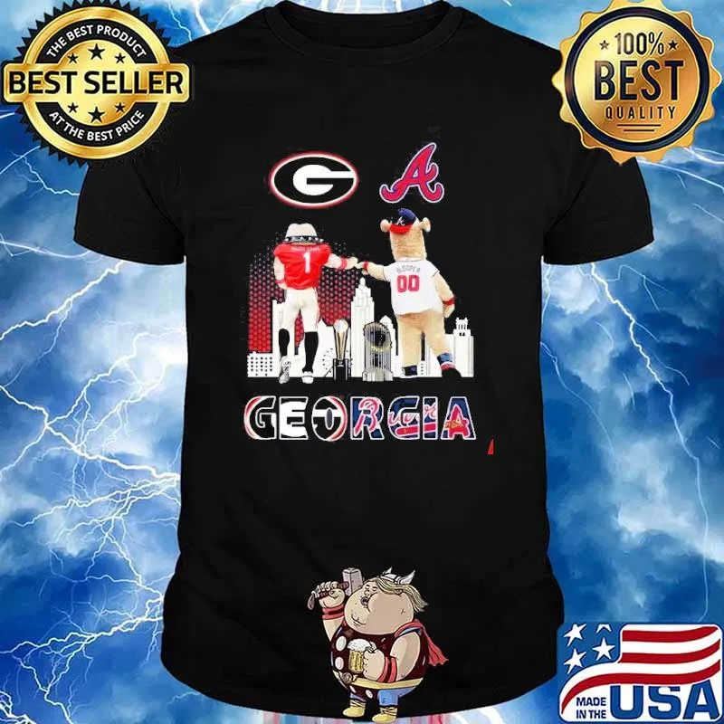 Georgia Bulldogs and atlanta braves shirt