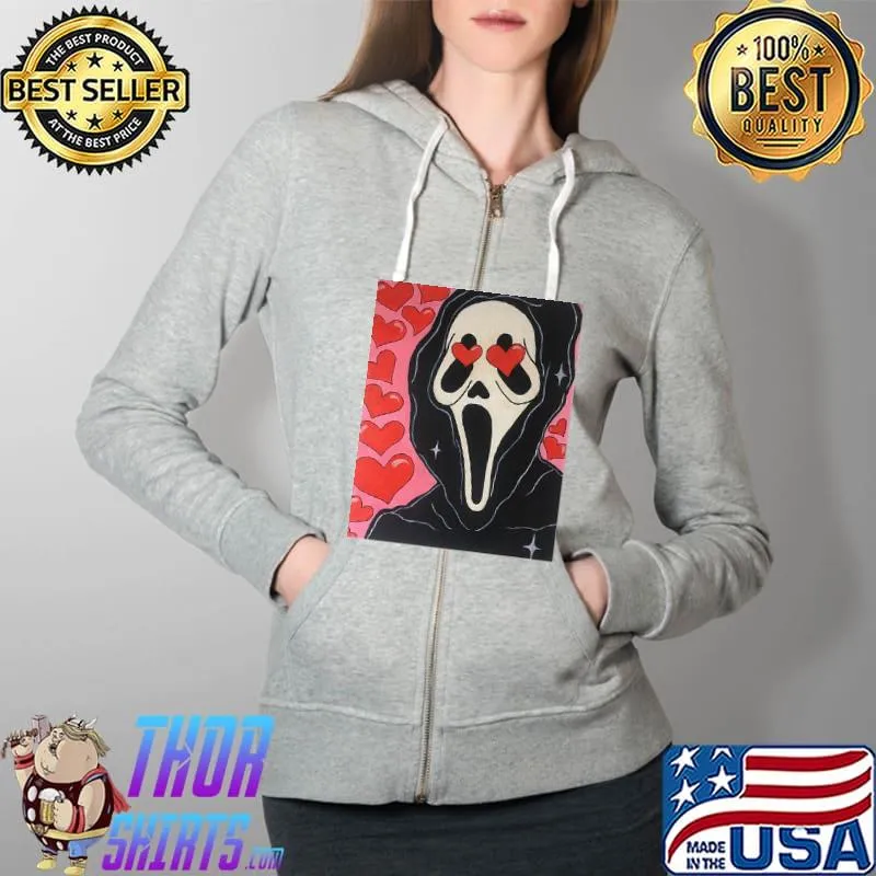 Ghostface with heart eyes s Full Zip Hooded