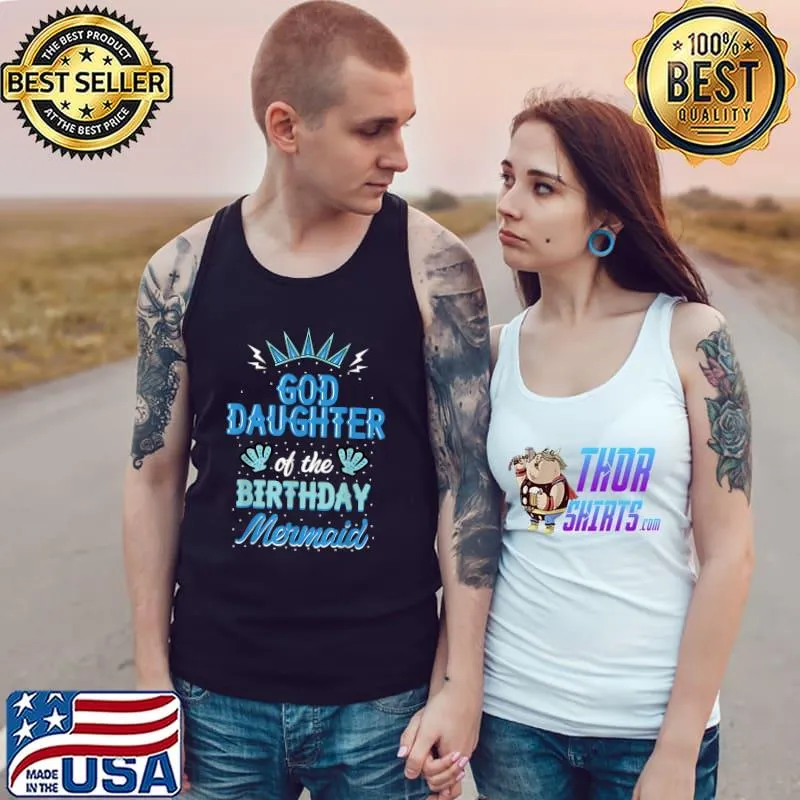 Goddaughter of the Birthday Mermaid Party Bday Celebration T-Shirt Tank Top