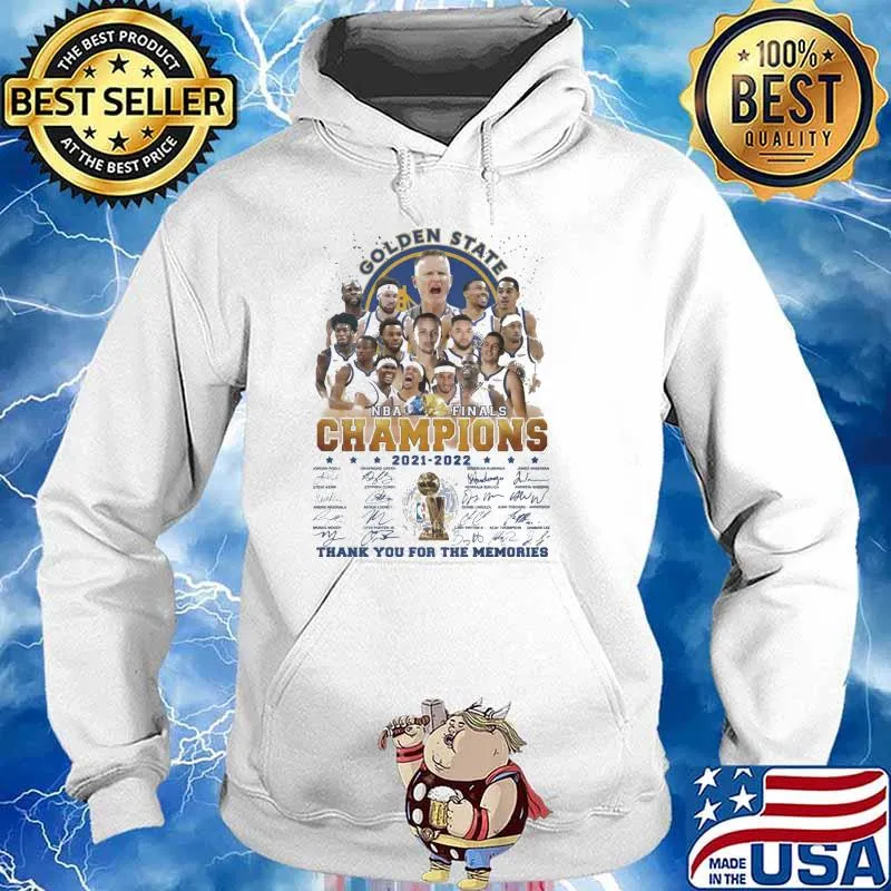 Golden State Warriors NBA Champions Memories Signatures Shirt Hoodie